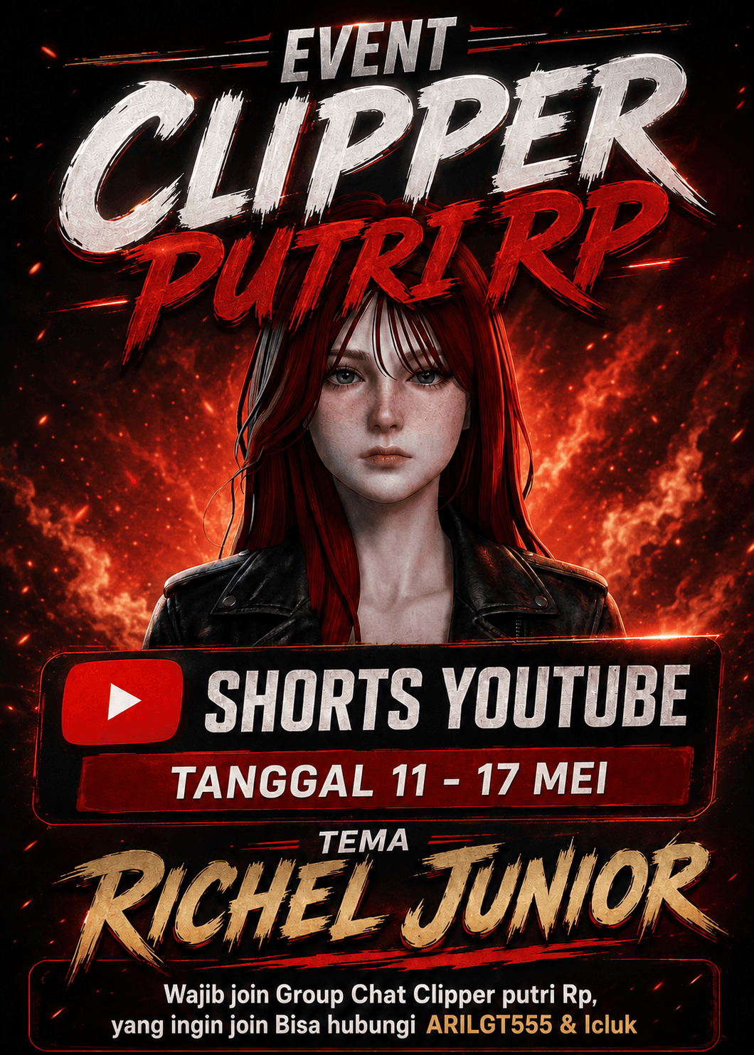 EVENT CLIPPER PUTRI RP | RICHEL JUNIOR